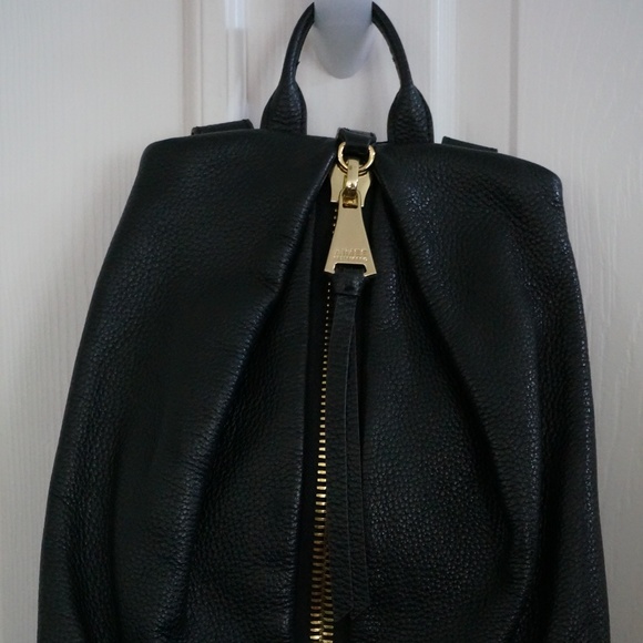 Aimee Kestenberg Tamitha Black Pebbled Leather Boho Classic Backpack Purse Aimee Kestenberg | Bags | Preowned Aimee Kestenberg Black  main image 2